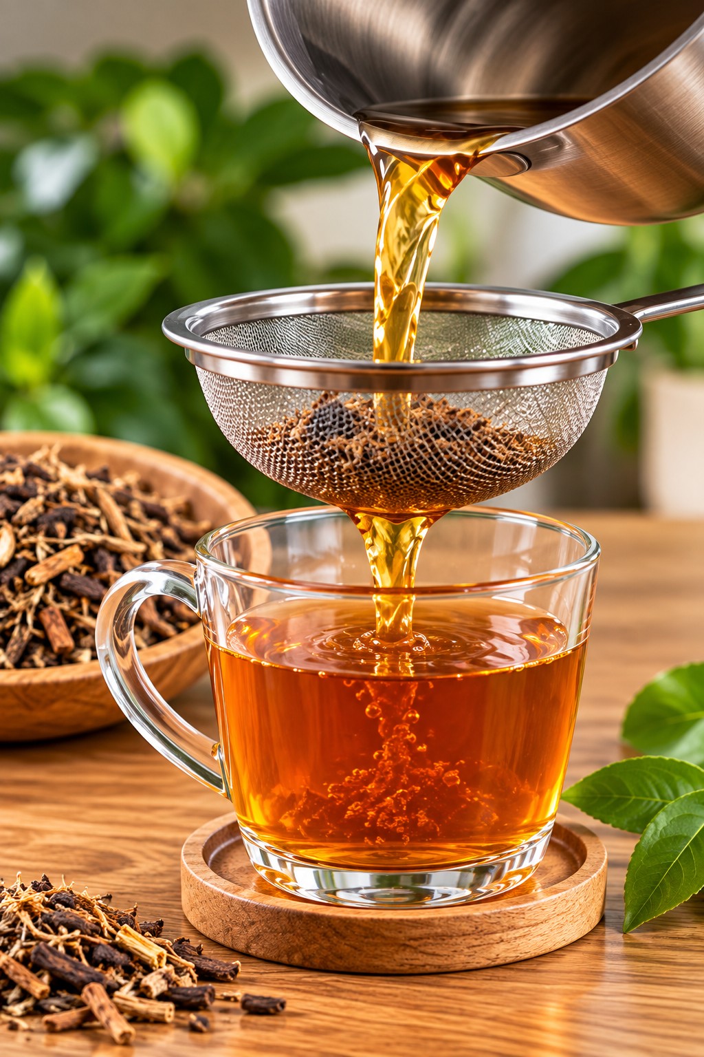 Tisane La Création fraîchement filtrée